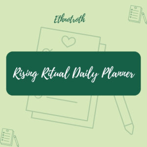 Rising Ritual Daily Planner